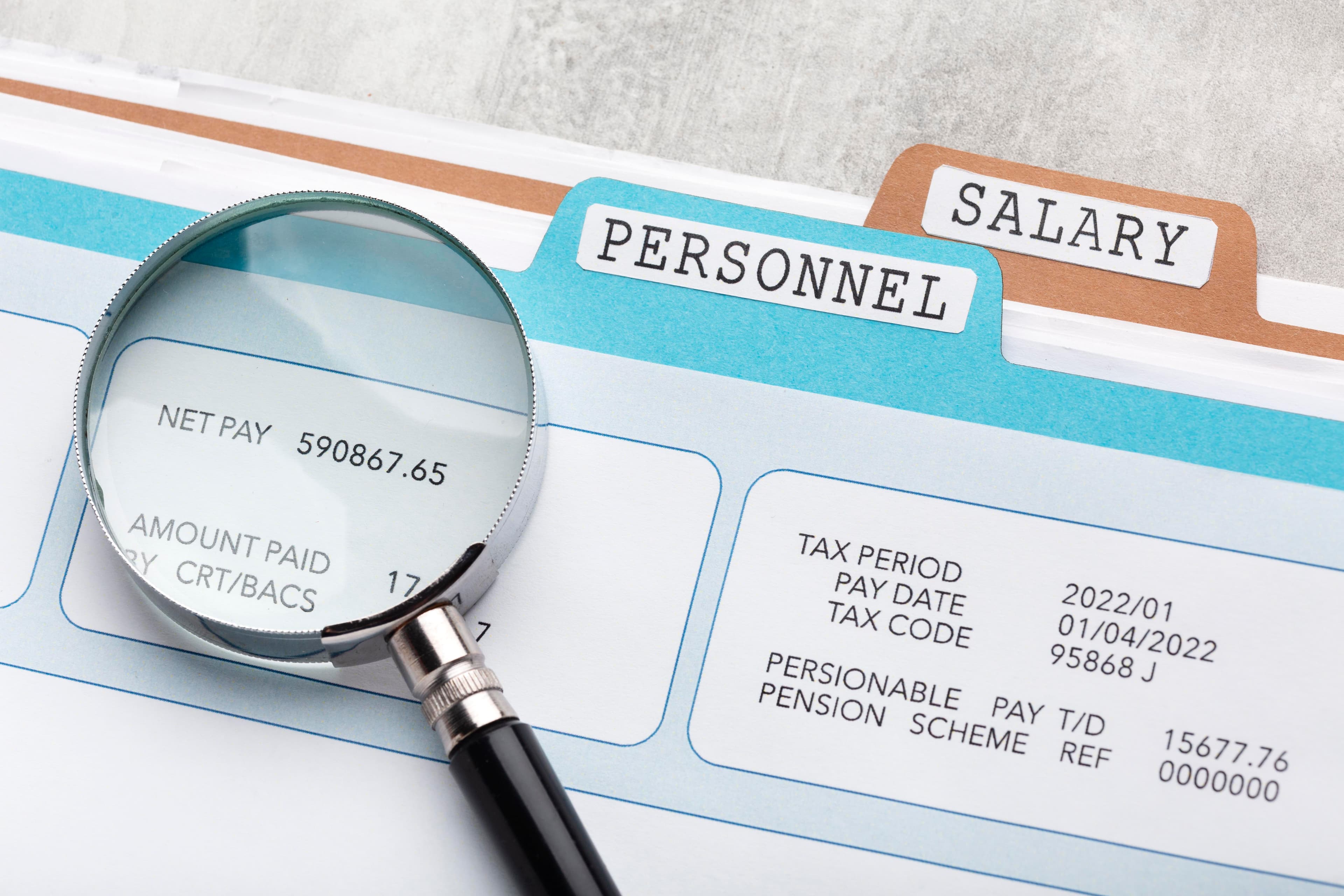 Salary analysis dashboard